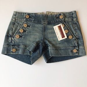 Denim shorts